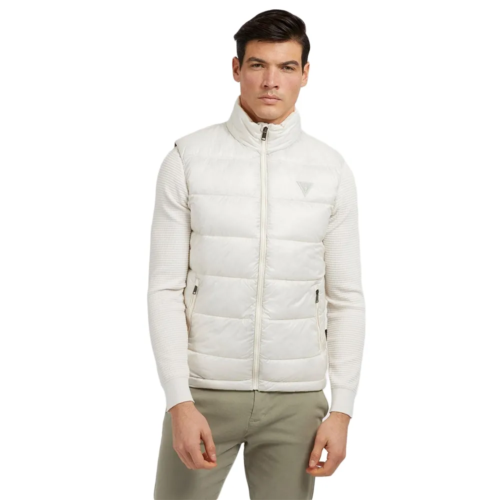 Doudoune sans manche Guess super light Homme Beige