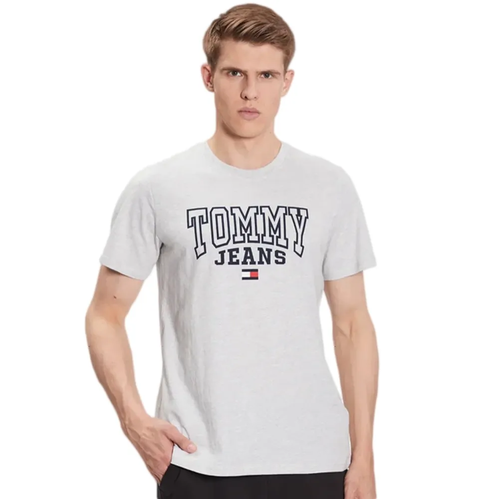 T shirt Tommy Jeans Original Homme Gris