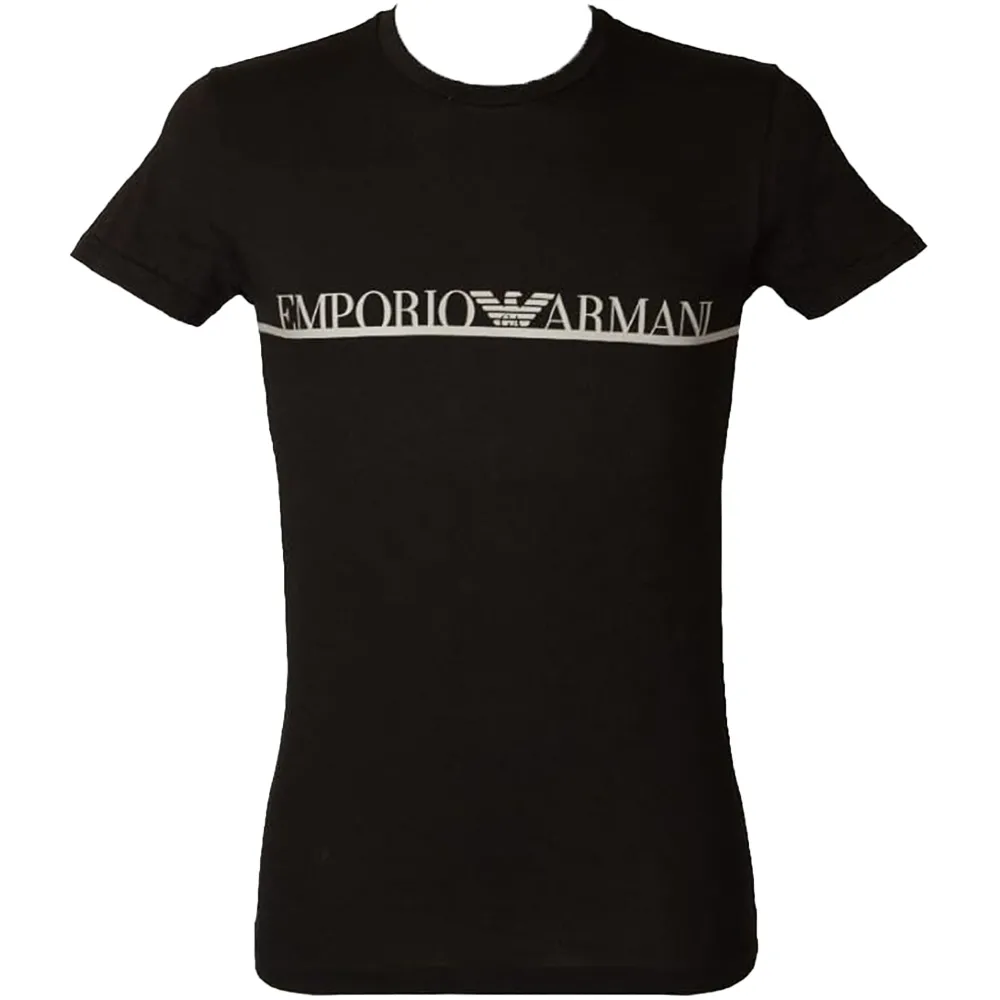 T shirt Emporio Armani New Icon Homme Noir