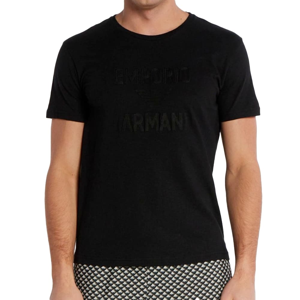 T shirt Emporio Armani Eagle Homme Noir